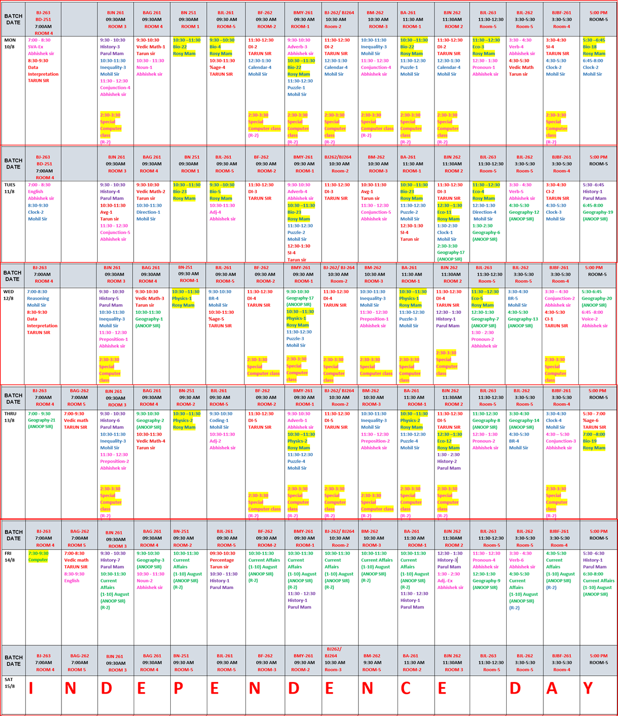 The Coaching Concept Time table&nbsp;<p>10-15 Aug 2026</p> image
