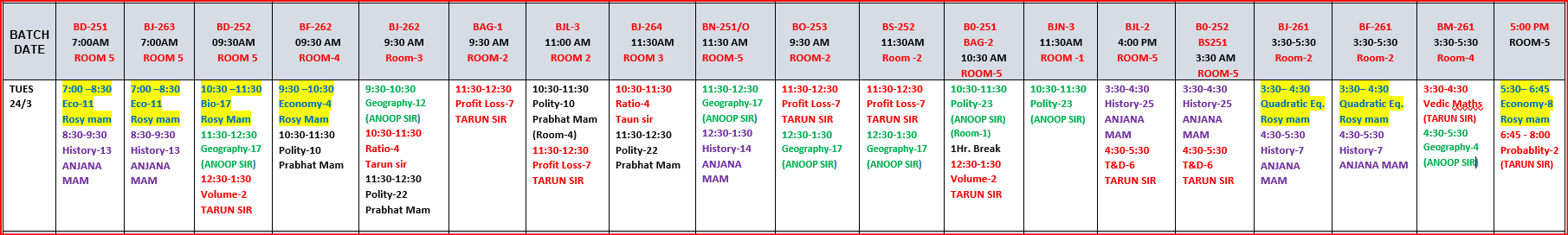 The Coaching Concept Time table&nbsp;<p>24 MARCH 2026</p> image