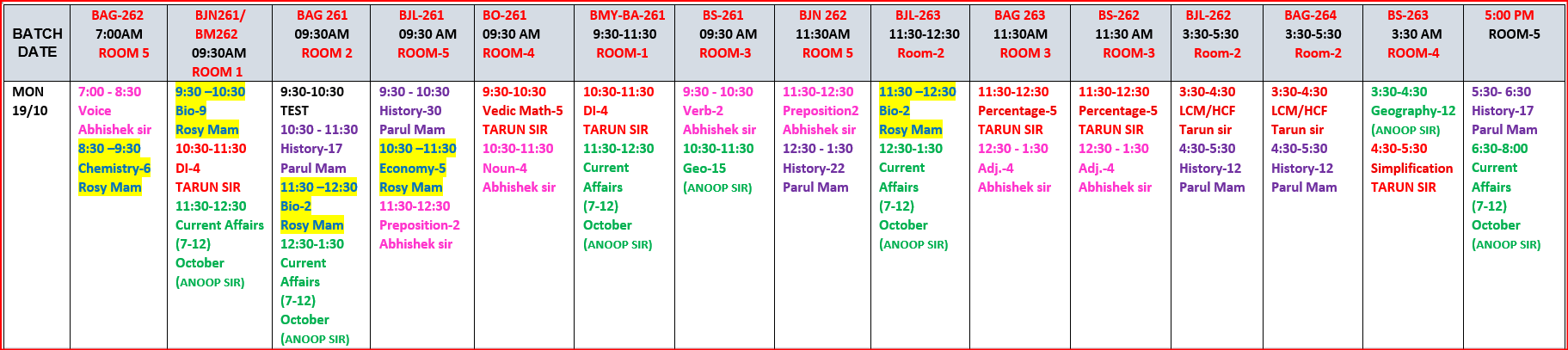 The Coaching Concept Time table&nbsp;<p>&nbsp;19 Oct. 2026</p> image