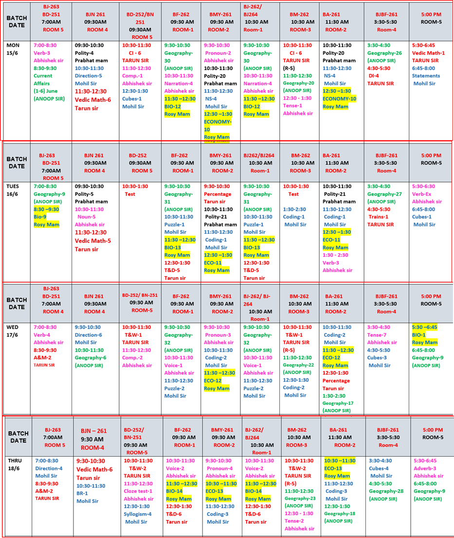The Coaching Concept Time table&nbsp;<p>17 June 2026</p> image