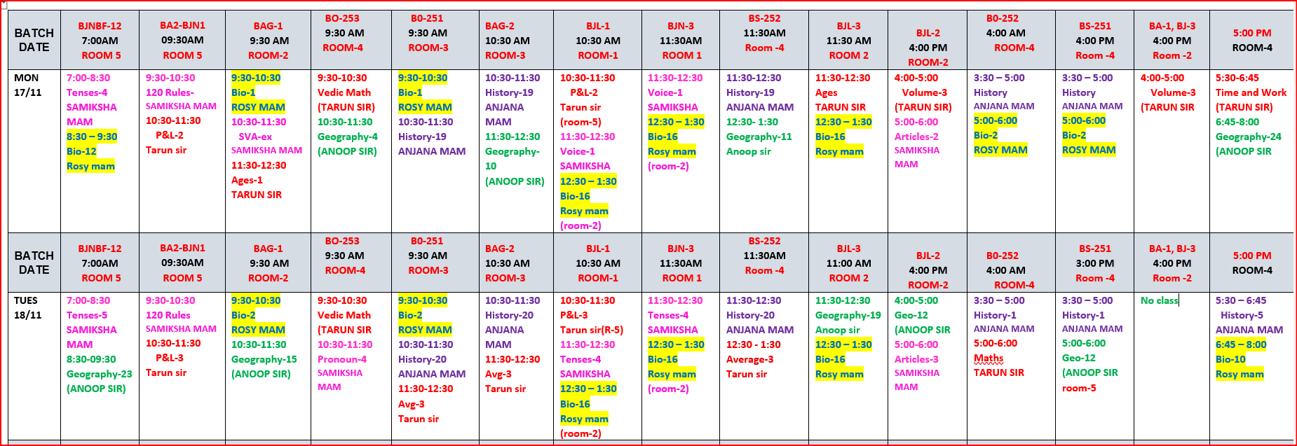The Coaching Concept Time table
<p>13 Nov.-15 Nov 2025</p> image